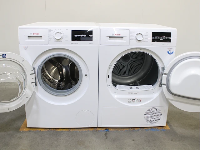 Bosch serie|6 varioperfect ecosilence drive wasmachines & bosch serie|6 selfcleaning condenser a+++ wasdrogers - afbeelding 2 van  8