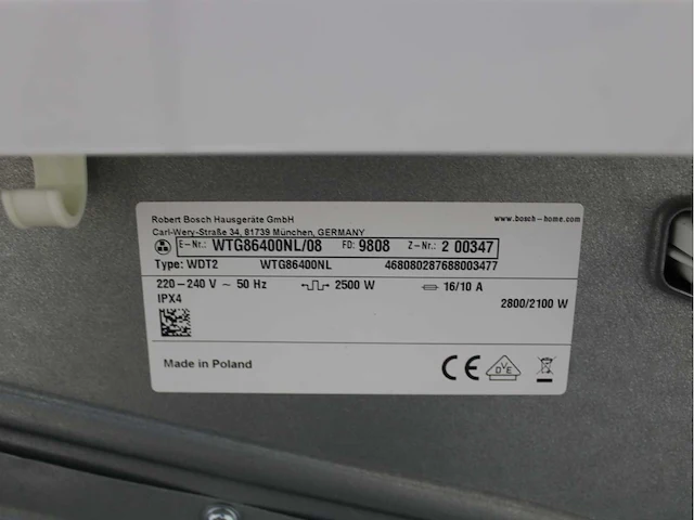 Bosch serie|6 varioperfect ecosilence drive wasmachines & bosch serie|6 wasdrogers - afbeelding 8 van  8