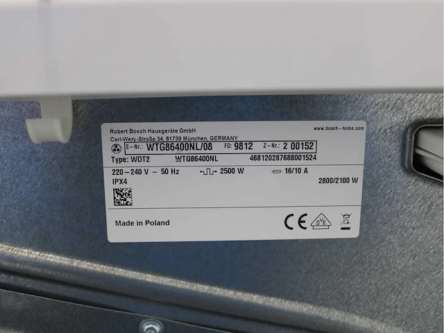 Bosch serie|6 varioperfect ecosilence drive wasmachines & bosch serie|6 wasdrogers - afbeelding 8 van  8