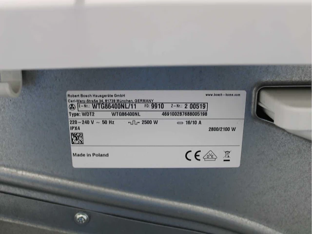 Bosch serie|6 varioperfect ecosilence drive wasmachines & bosch serie|6 wasdrogers - afbeelding 8 van  8