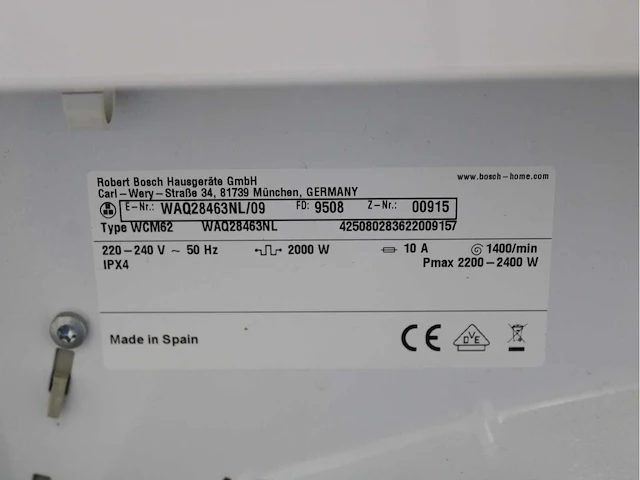 Bosch serie|6 varioperfect ecosilence drive wasmachines - afbeelding 4 van  6