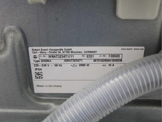 Bosch serie|6 varioperfect ecosilence drive wasmachines - afbeelding 5 van  8