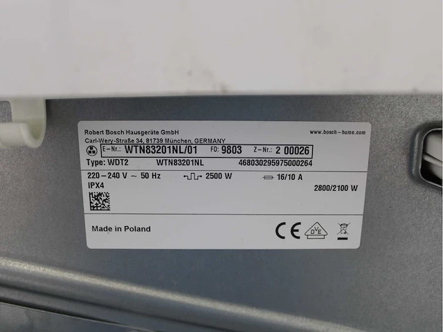 Bosch serie|6 varioperfect ecosilence drive wasmachines - afbeelding 8 van  8