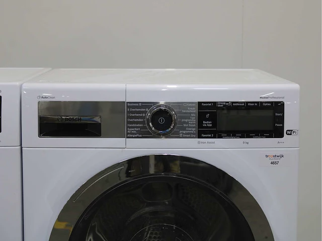 Bosch serie|6 wasmachine & bosch homeprofessional autoclean iron assist wifi wasdroger - afbeelding 6 van  8
