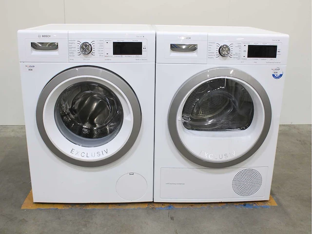 Bosch serie|8 exclusiv wasmachines & bosch serie|8 selfcleaning condenser a+++ wasdrogers - afbeelding 1 van  8