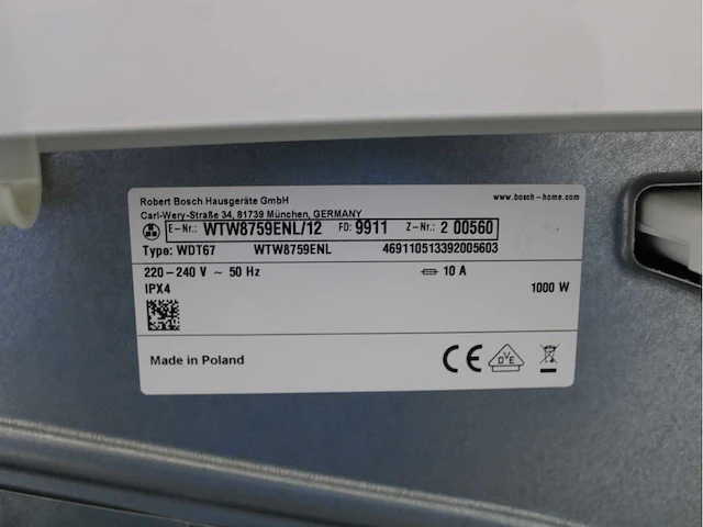 Bosch serie|8 exclusiv wasmachines & bosch serie|8 selfcleaning condenser a+++ wasdrogers - afbeelding 8 van  8