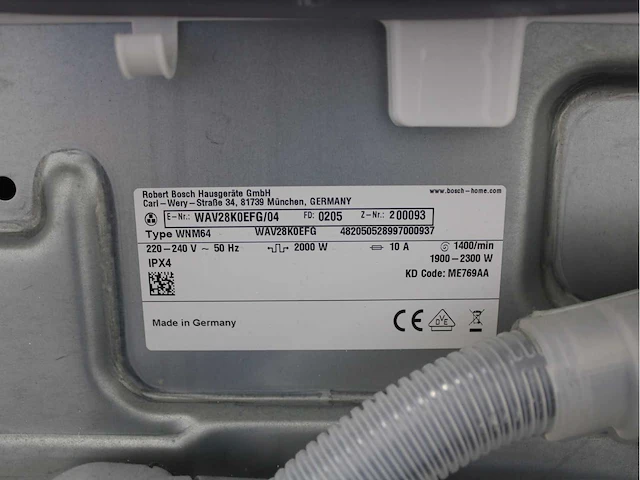 Bosch serie|8 i-dos 4d wash system aquastop wasmachine & bosch serie|8 selfcleaning condenser wasdroger - afbeelding 5 van  8