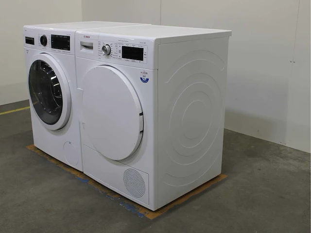 Bosch serie|8 i-dos 4d wash system aquastop wasmachine & bosch serie|8 selfcleaning condenser wasdroger - afbeelding 7 van  8