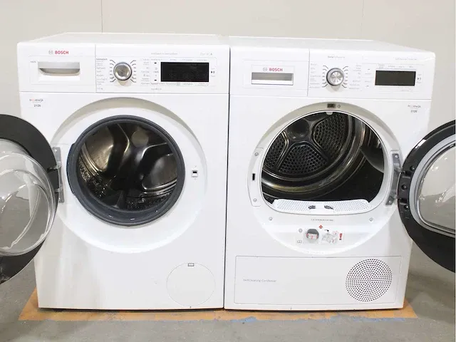 Bosch serie|8 i-dos wasmachine & bosch homeprofessional selfcleaning condenser droger - afbeelding 2 van  8