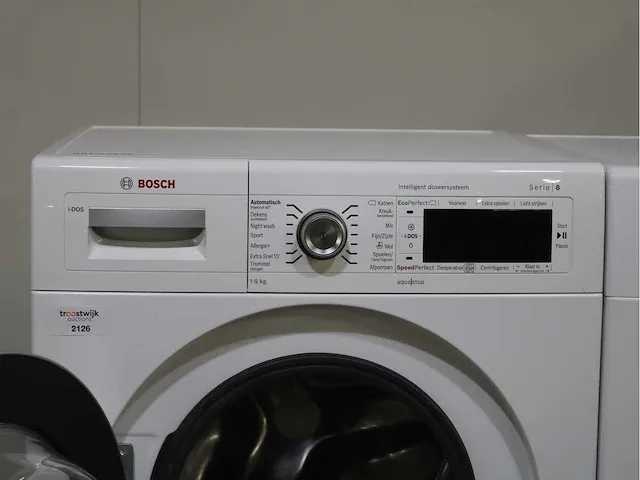 Bosch serie|8 i-dos wasmachine & bosch homeprofessional selfcleaning condenser droger - afbeelding 3 van  8