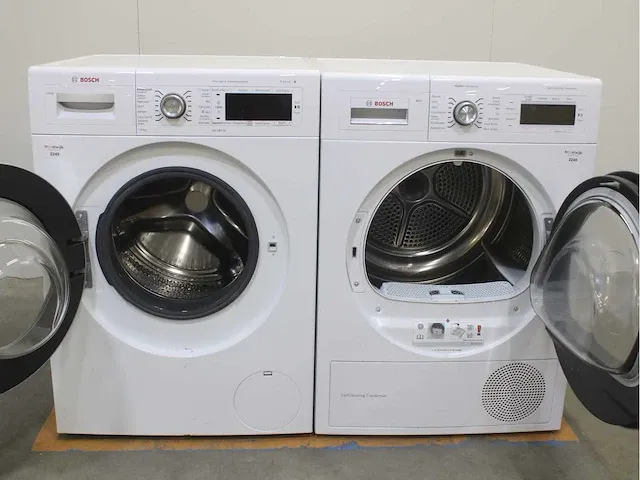 Bosch serie|8 i-dos wasmachine & bosch homeprofessional selfcleaning condenser droger - afbeelding 2 van  8