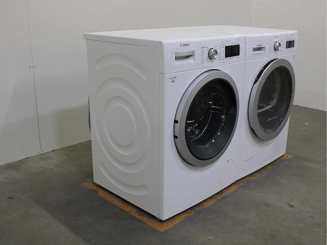 Bosch serie|8 i-dos wasmachine & bosch homeprofessional selfcleaning condenser wasdroger - afbeelding 4 van  8