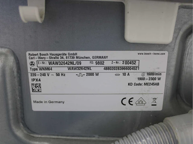 Bosch serie|8 i-dos wasmachine & bosch homeprofessional selfcleaning condenser wasdroger - afbeelding 5 van  8
