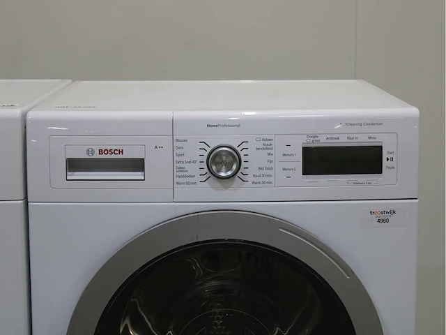 Bosch serie|8 i-dos wasmachine & bosch homeprofessional selfcleaning condenser wasdroger - afbeelding 6 van  8