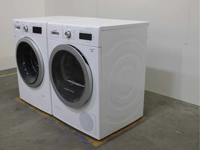 Bosch serie|8 i-dos wasmachine & bosch homeprofessional selfcleaning condenser wasdroger - afbeelding 7 van  8