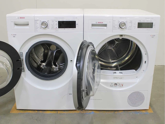 Bosch serie|8 i-dos wasmachine & bosch homeprofessional selfcleaning condenser wasdroger - afbeelding 2 van  8