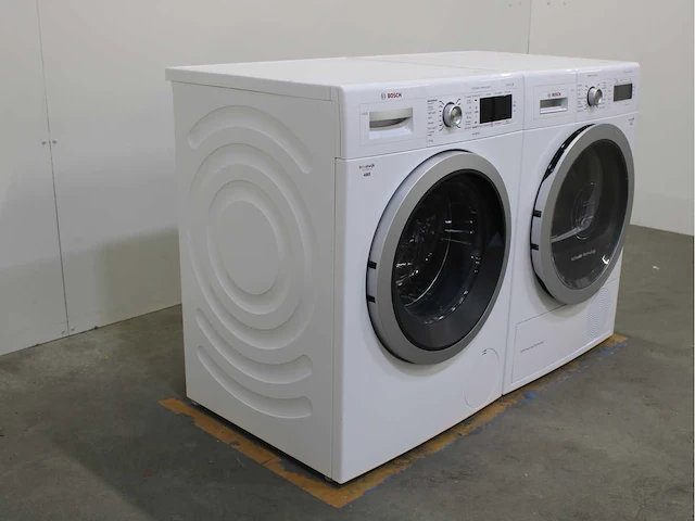 Bosch serie|8 i-dos wasmachine & bosch homeprofessional selfcleaning condenser wasdroger - afbeelding 4 van  8