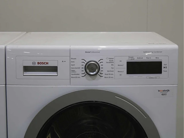 Bosch serie|8 i-dos wasmachine & bosch homeprofessional selfcleaning condenser wasdroger - afbeelding 6 van  8