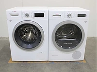 Bosch serie|8 i-dos wasmachine & bosch homeprofessional selfcleaning condenser wasdroger - afbeelding 1 van  8