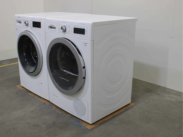 Bosch serie|8 i-dos wasmachine & bosch homeprofessional selfcleaning condenser wasdroger - afbeelding 7 van  8