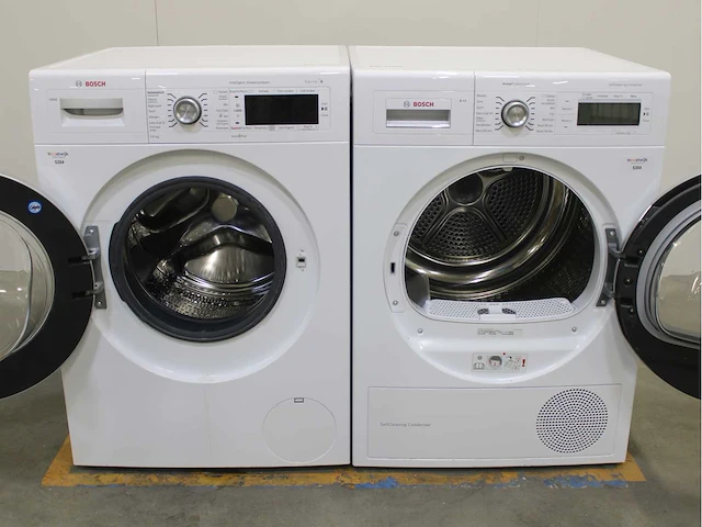 Bosch serie|8 i-dos wasmachine & bosch homeprofessional selfcleaning condenser wasdroger - afbeelding 2 van  8