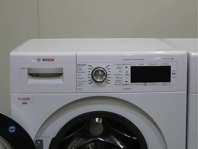 Bosch serie|8 i-dos wasmachine & bosch homeprofessional selfcleaning condenser wasdroger - afbeelding 3 van  8