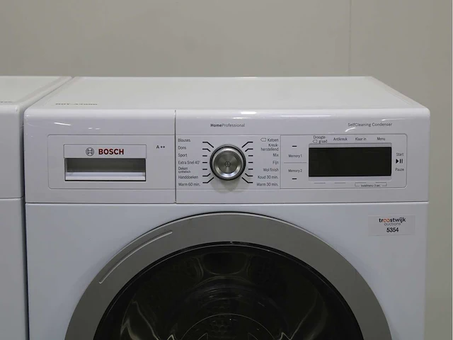 Bosch serie|8 i-dos wasmachine & bosch homeprofessional selfcleaning condenser wasdroger - afbeelding 6 van  8