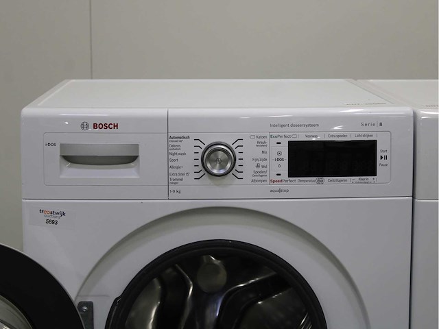 Bosch serie|8 i-dos wasmachine & bosch homeprofessional selfcleaning condenser wasdroger - afbeelding 3 van  8