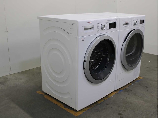 Bosch serie|8 i-dos wasmachine & bosch homeprofessional selfcleaning condenser wasdroger - afbeelding 4 van  8