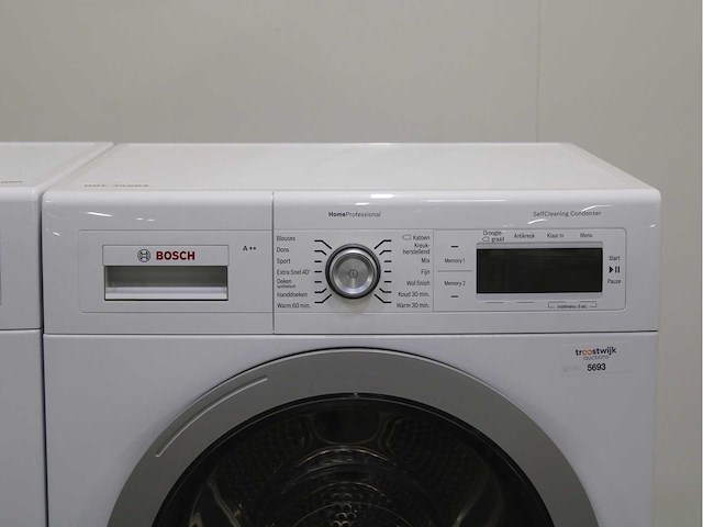 Bosch serie|8 i-dos wasmachine & bosch homeprofessional selfcleaning condenser wasdroger - afbeelding 6 van  8