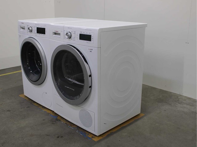 Bosch serie|8 i-dos wasmachine & bosch homeprofessional selfcleaning condenser wasdroger - afbeelding 7 van  8
