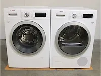 Bosch serie|8 i-dos wasmachine & bosch serie|8 selfcleaning condenser droger - afbeelding 1 van  8