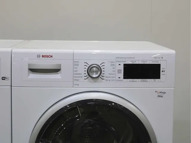 Bosch serie|8 i-dos wasmachine & bosch serie|8 selfcleaning condenser droger - afbeelding 6 van  8
