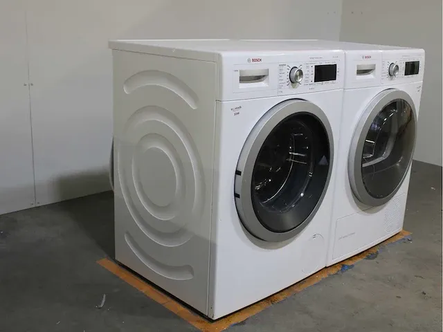 Bosch serie|8 i-dos wasmachine & bosch serie|8 selfcleaning condenser droger - afbeelding 4 van  8