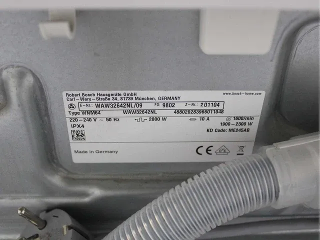 Bosch serie|8 i-dos wasmachine & bosch serie|8 selfcleaning condenser droger - afbeelding 5 van  8