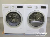 Bosch serie|8 i-dos wasmachine & bosch serie|8 selfcleaning condenser droger - afbeelding 1 van  8