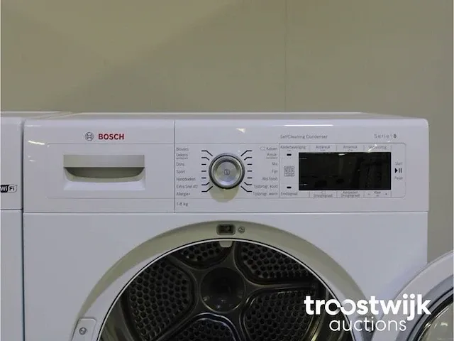 Bosch serie|8 i-dos wasmachine & bosch serie|8 selfcleaning condenser droger - afbeelding 6 van  8