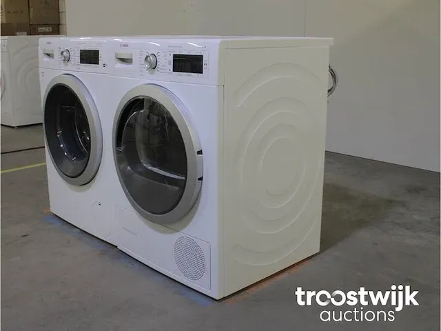 Bosch serie|8 i-dos wasmachine & bosch serie|8 selfcleaning condenser droger - afbeelding 7 van  8