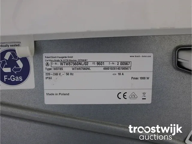 Bosch serie|8 i-dos wasmachine & bosch serie|8 selfcleaning condenser droger - afbeelding 8 van  8