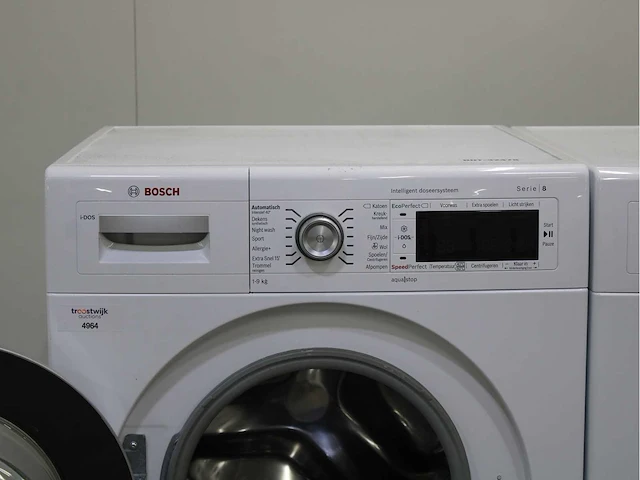 Bosch serie|8 i-dos wasmachine & bosch serie|8 selfcleaning condenser wasdroger - afbeelding 3 van  8