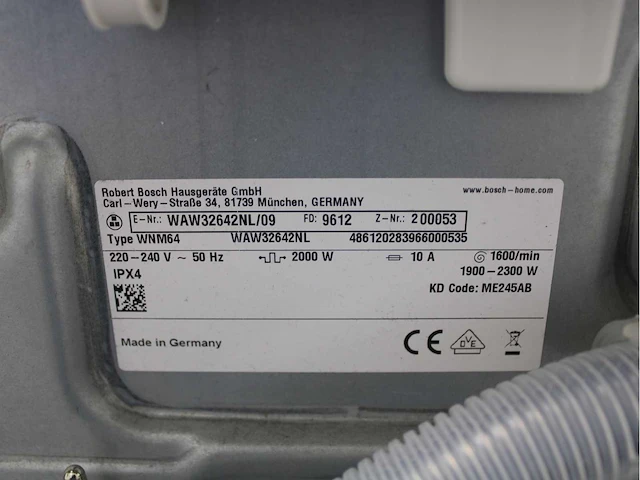 Bosch serie|8 i-dos wasmachine & bosch serie|8 selfcleaning condenser wasdroger - afbeelding 5 van  8