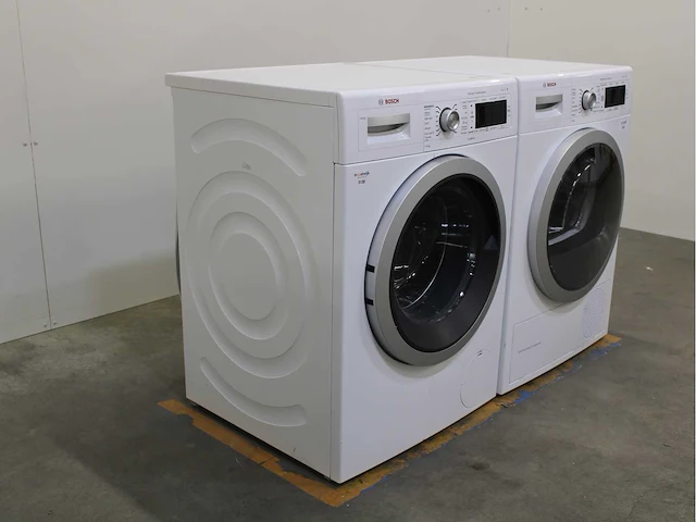 Bosch serie|8 i-dos wasmachine & bosch serie|8 selfcleaning condenser wasdroger - afbeelding 4 van  8