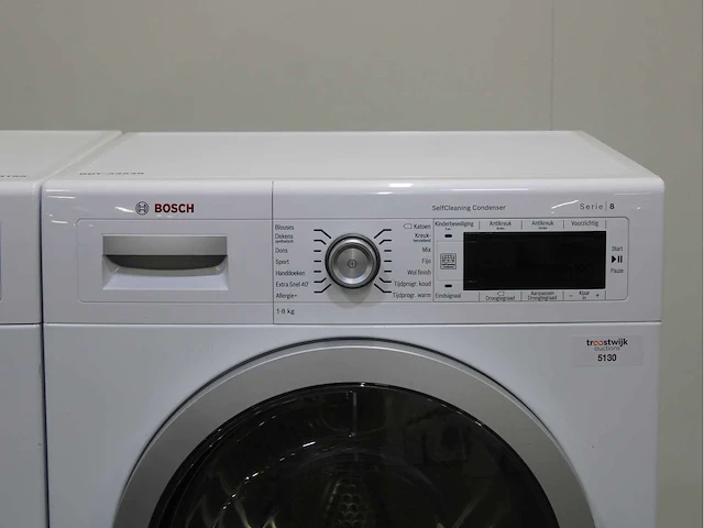 Bosch serie|8 i-dos wasmachine & bosch serie|8 selfcleaning condenser wasdroger - afbeelding 6 van  8