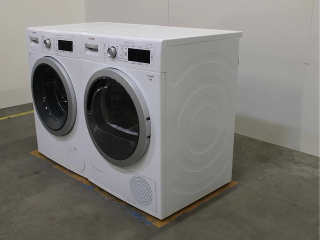 Bosch serie|8 i-dos wasmachine & bosch serie|8 selfcleaning condenser wasdroger - afbeelding 7 van  8