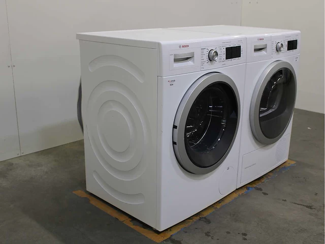 Bosch serie|8 i-dos wasmachine & bosch serie|8 selfcleaning condenser wasdroger - afbeelding 4 van  8
