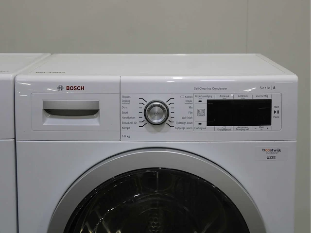 Bosch serie|8 i-dos wasmachine & bosch serie|8 selfcleaning condenser wasdroger - afbeelding 6 van  8