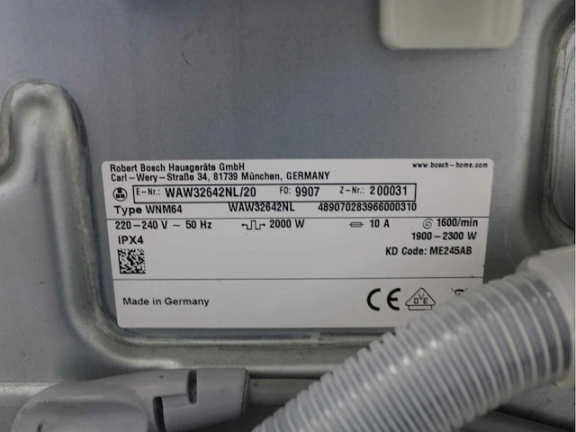 Bosch serie|8 i-dos wasmachine & bosch serie|8 selfcleaning condenser wasdroger - afbeelding 5 van  8