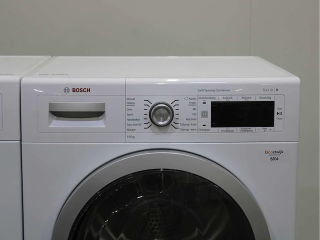 Bosch serie|8 i-dos wasmachine & bosch serie|8 selfcleaning condenser wasdroger - afbeelding 6 van  8