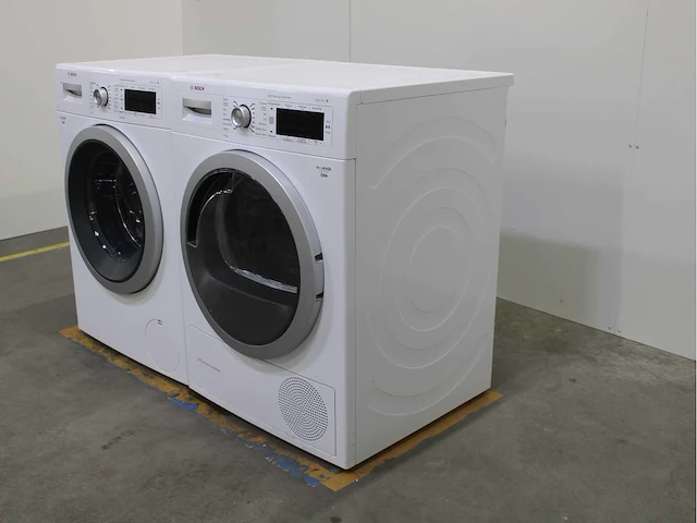 Bosch serie|8 i-dos wasmachine & bosch serie|8 selfcleaning condenser wasdroger - afbeelding 7 van  8