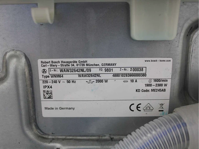 Bosch serie|8 i-dos wasmachine & bosch serie|8 selfcleaning condenser wasdroger - afbeelding 5 van  8